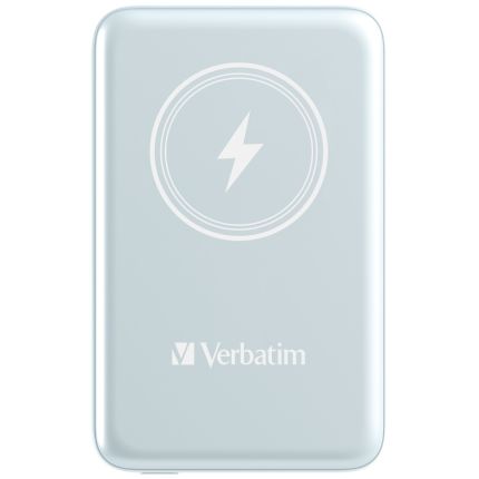 VERBATIM 10000MAH MAGNETIC WIRELESS POWER PACK - BLUE 15W #32247