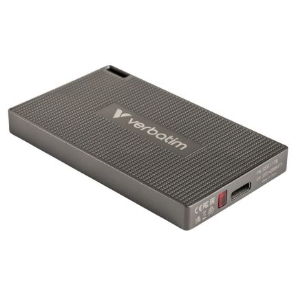 VERBATIM 512GB METAL MINI EXTERNAL SSD USB3.2 GEN2 2000MB/S #32030