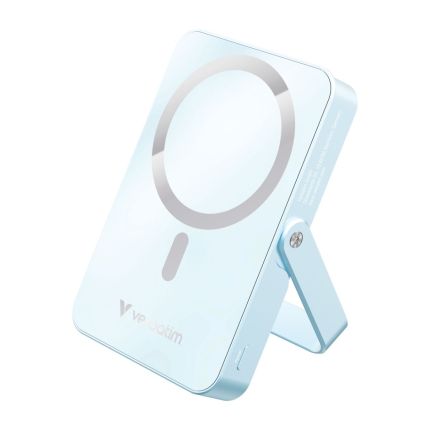 VERBATIM 10000mAh MAGNETIC WIRELESS 20W POWER PACK WITH STAND (PD 20W MWC 15W) - BLUE #32266