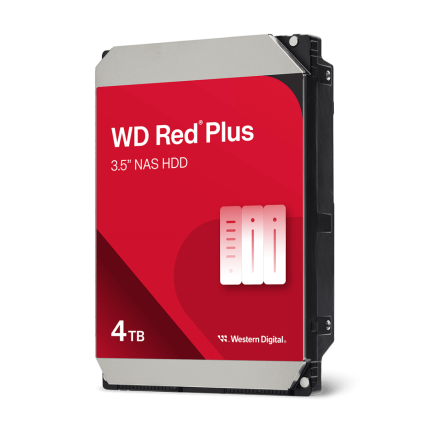 WD 4TB 3.5&quot; SATA III INT. HDD 128MB CACHE RED PLUS 