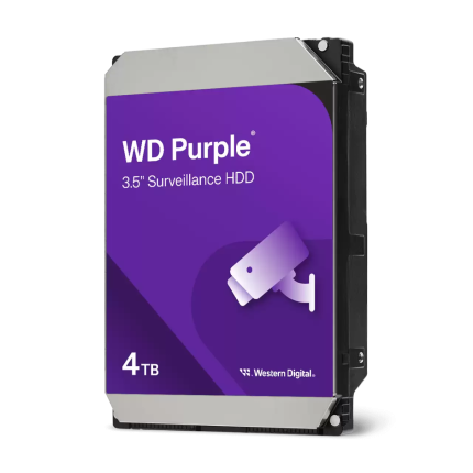 WD 4TB 3.5&quot; SATA III INT. HDD 128MB 5400RPM CCTV PURPLE (WD44PURZ)