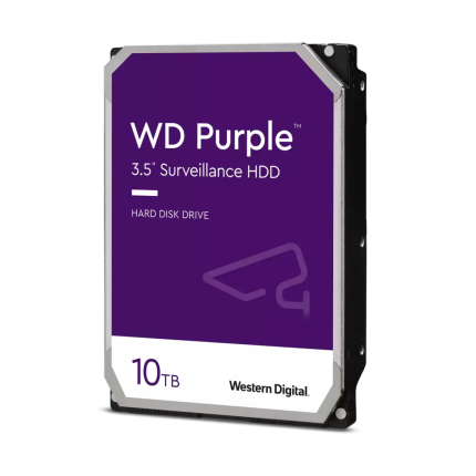 WD 10TB 3.5&quot; SATA III INT. HDD 512MB 7200RPM CCTV PURPLE PRO