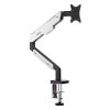ANDASEAT STEALTH II MONITOR ARM - BLACK + WHITE (AD-W-A6D-1S-BW)