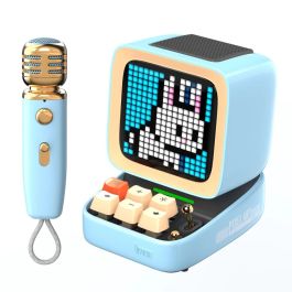 Dimoo Speaker DIVOOM DITOO MIC PROTABLE SPEAKER WITH MIC - BLUE