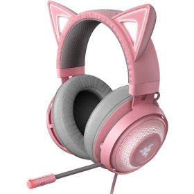 RAZER KRAKEN KITTY CHROMA USB GAMING HEADSET QUARTZ - FRML