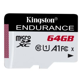 KINGSTON 64GB MICRO SD CARD - HIGH ENDURANCE (SDCE/64GB)