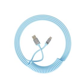 AKKO COILED CABLE- BLUE