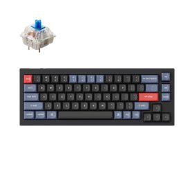 KEYCHRON Q2 FULLY ASSEMBLED CARBON BLACK GATERON G PRO BLUE (Q2C2)