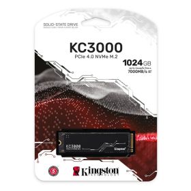 KINGSTON 1024GB M.2 SSD PCIE 4.0 NVME KC3000 (SKC3000S/1024G)
