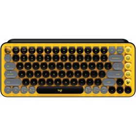 LOGITECH POP KEYS WIRELESS MECHANICAL KEYBOARD - BLAST YELLOW