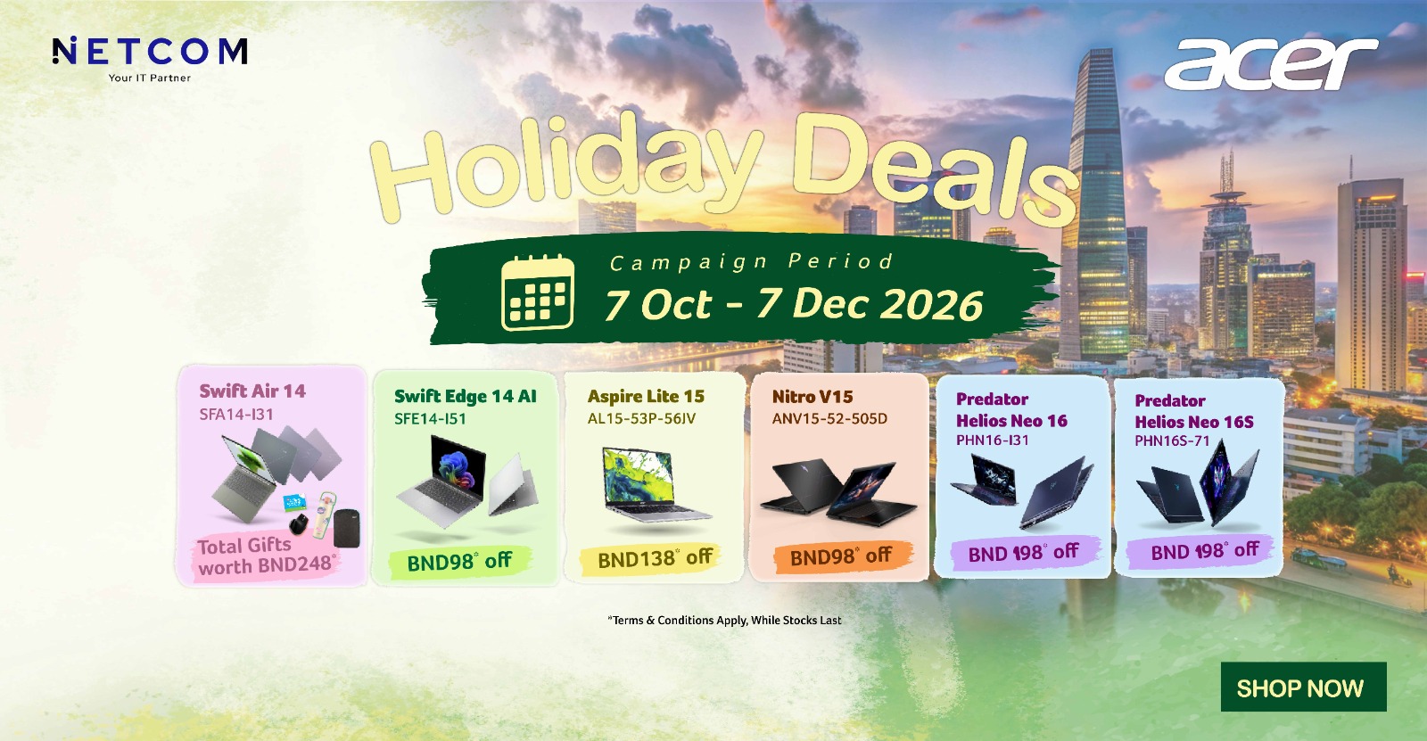 HOLIDAY DEALS